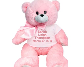 teddy bear with names on them