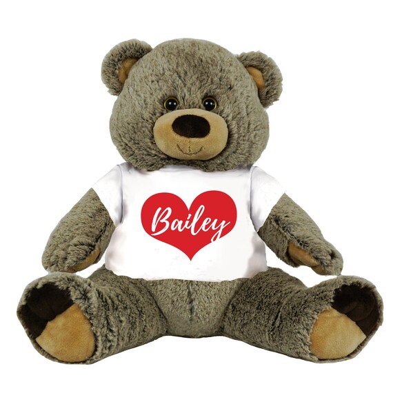personalized valentine teddy bear