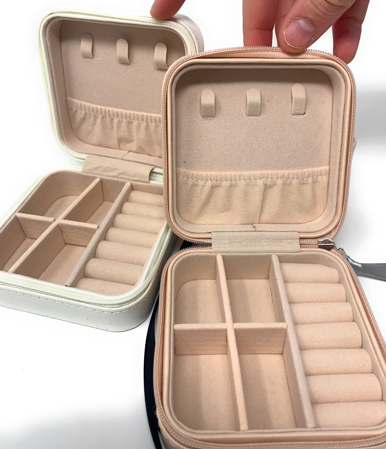 Monogram Jewelry Case Soft Leatherette for Travel Bridesmaid Etsy