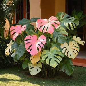 Pink Monstera Albo Seeds - Etsy