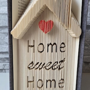 Buchfaltung "Home Sweet Home"