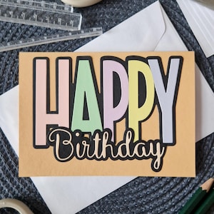 birthday card &quot;Happy Birthday&quot;