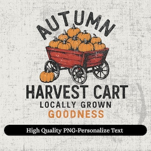 Jesienne zbiory dyniowe koszyk PNG, Vintage Farmers Market Fall Clipart, Lokalnie uprawiany projekt retro, Retro jesień dynia png, pobieranie cyfrowe