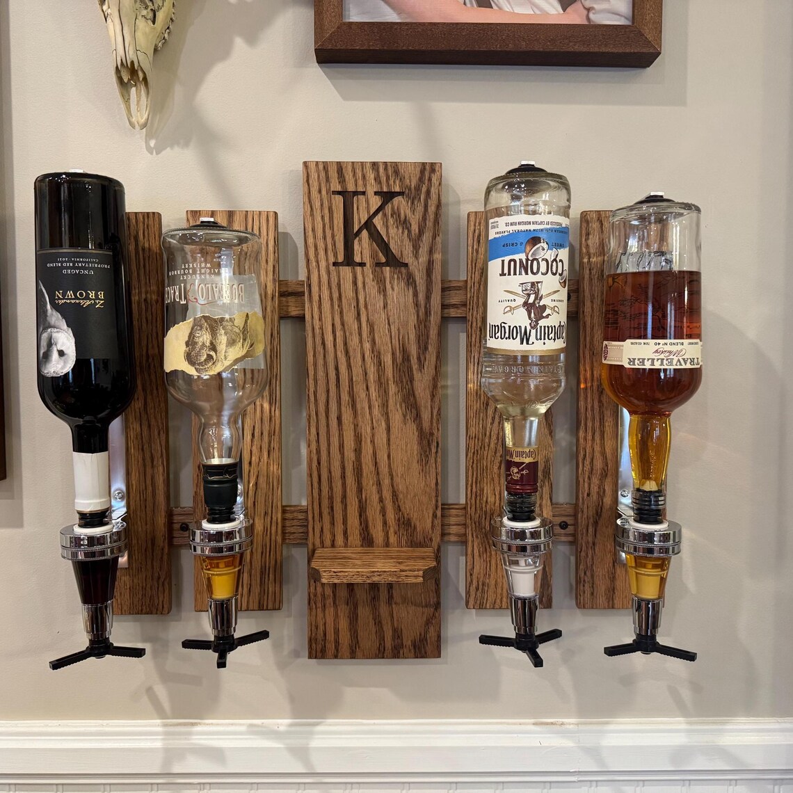 Customized Whiskey Rack - Etsy