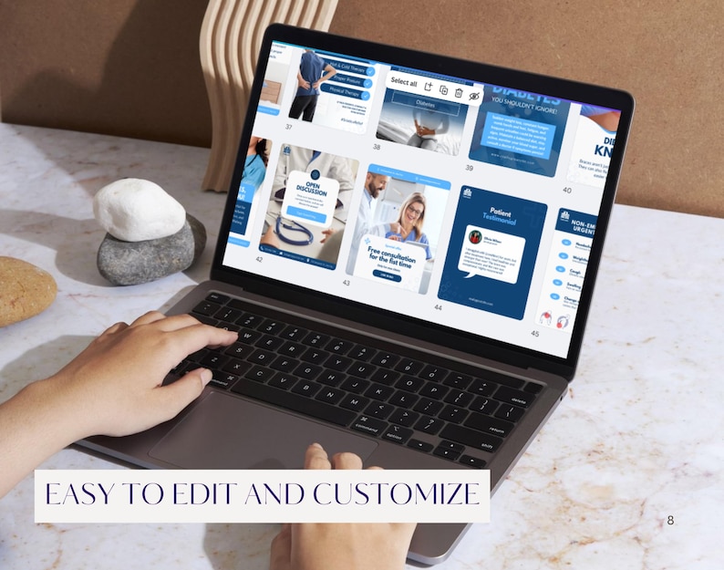 Medical Healthcare Clinics, Health professionals, Hospital Branding, Medical services, Medicine marketing social media Canva templates