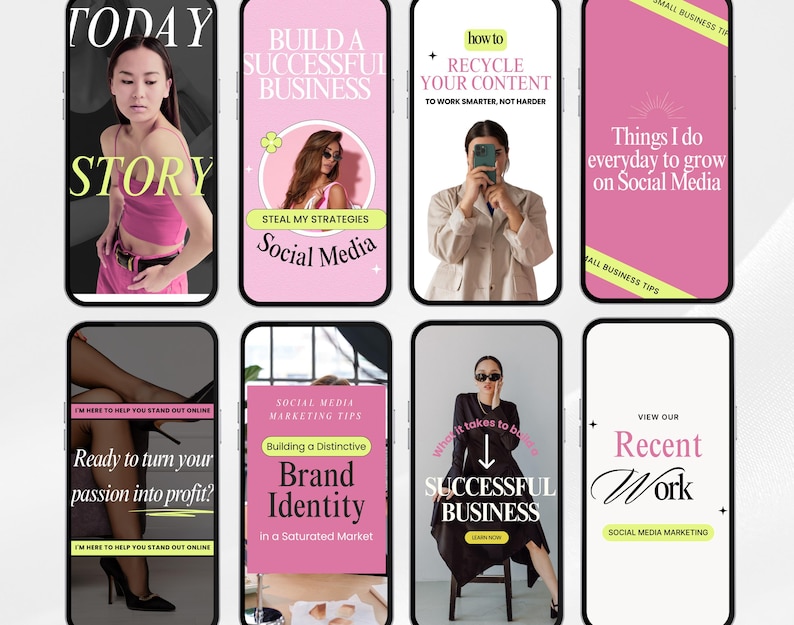 Bold Reel Cover & Story, Ecommerce, Project Manager, Social media manager, Bloggers, Business, Fun Pink Instagram reel cover Canva templates