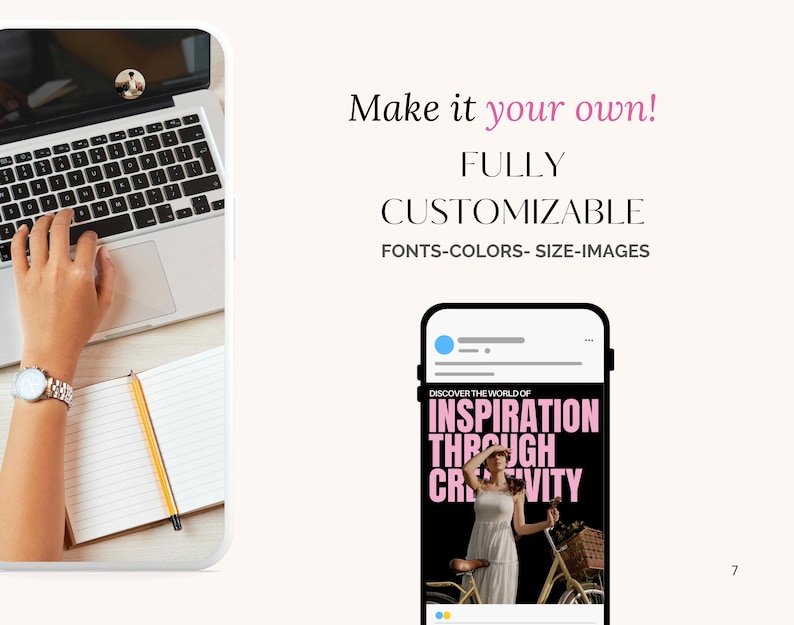 Modern Aesthetic Pink Bold IG Templates, Cool Girl Posts, Personal Brand, Content Creators, Social media manager luxury Instagram templates