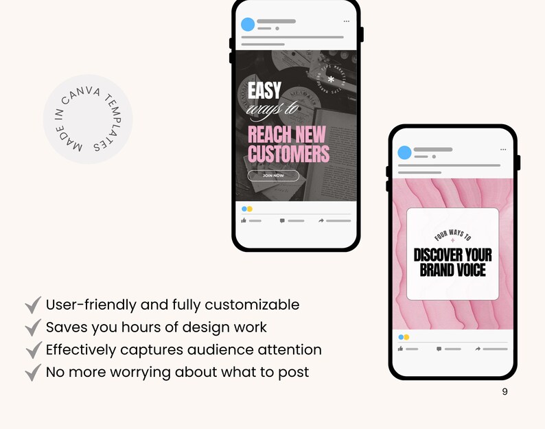 Modern Aesthetic Pink Bold IG Templates, Cool Girl Posts, Personal Brand, Content Creators, Social media manager luxury Instagram templates