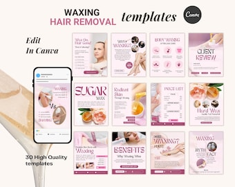Harsen Ontharing, Full Body, Brazilian Wax, Waxspecialist, Harsen flyer, Harsen Schoonheidssalon social media IG-postsjablonen