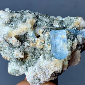 44 Gram Rare Natural Etached Aquamarine Crystal/Specimen From Famous Haramosh valley Pakistan