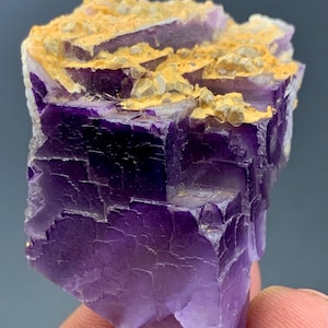 55 Gram Natural Purple Colour of Fluorite Specimen From Pakistan