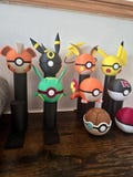 Custom 3D-Printed Pokeballs | Unique Designs Featuring Various Characters | Collectible & Display-Ready