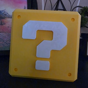 Mario Question Block Money Box – Retro Coin Bank | Geek Gift, Gamer Decor, Super Mario Fan Collectible