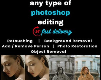専門的なPhotoshopサービス、写真編集サービス、写真修復、写真レタッチ、写真への人物追加、写真からの人物削除、レタッチ
