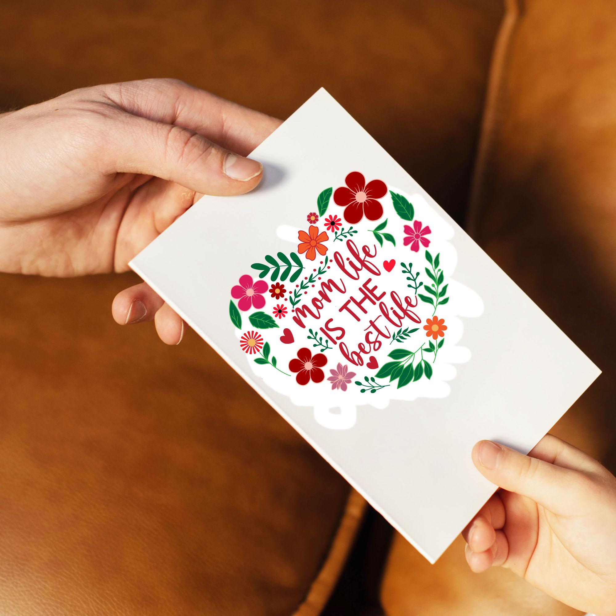 Printable Mother’s Day Card 5x7 Pdf Svg Png | Instant Download Mom Card ...