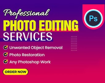 Expert Photoshop and Custom Photo Editing Service: Add or Remove People, Retouching, Restoration, Manipulation, Digital Download
