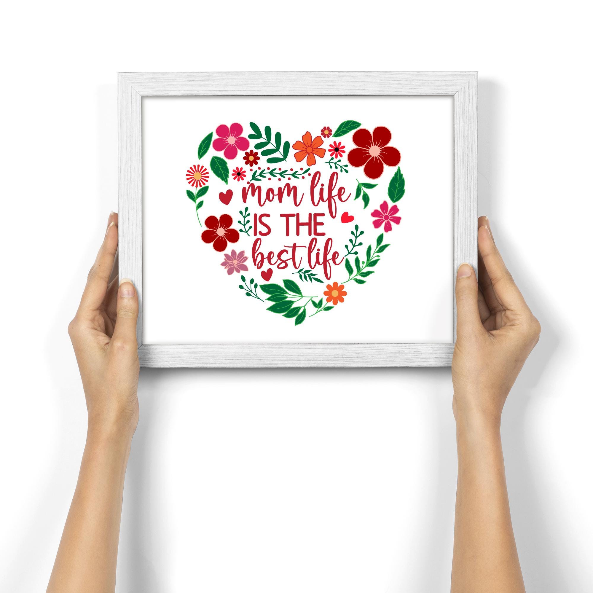 Printable Mother’s Day Card 5x7 Pdf Svg Png | Instant Download Mom Card ...