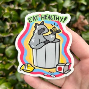 Raccoon sticker