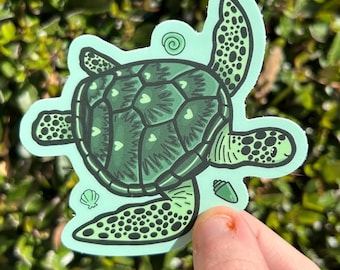 Sea turtle sticker