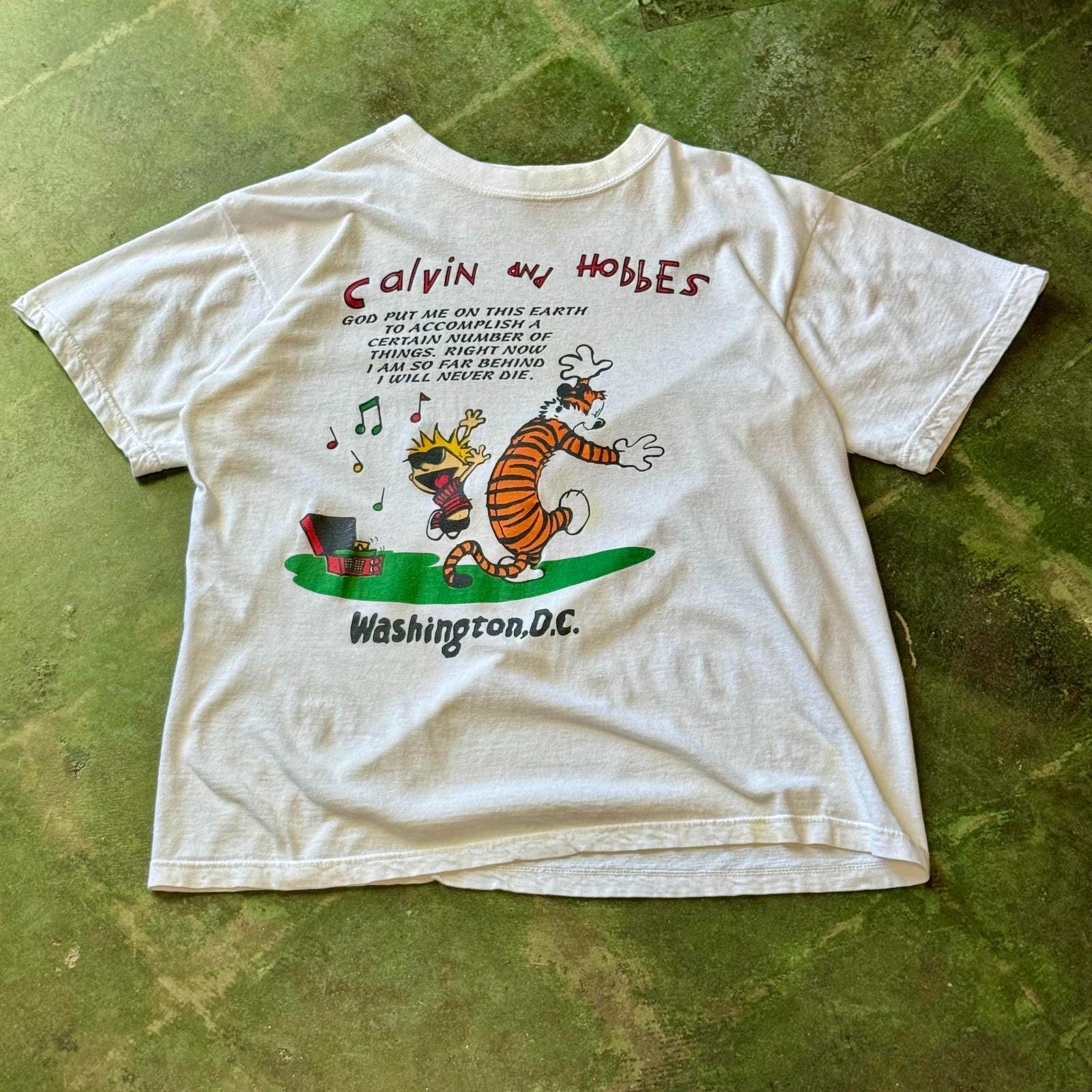 レア 90s ヴィンテージ カルビン＆ホッブス プリントT シングル