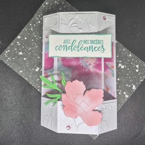 Carte kiosque fleurie