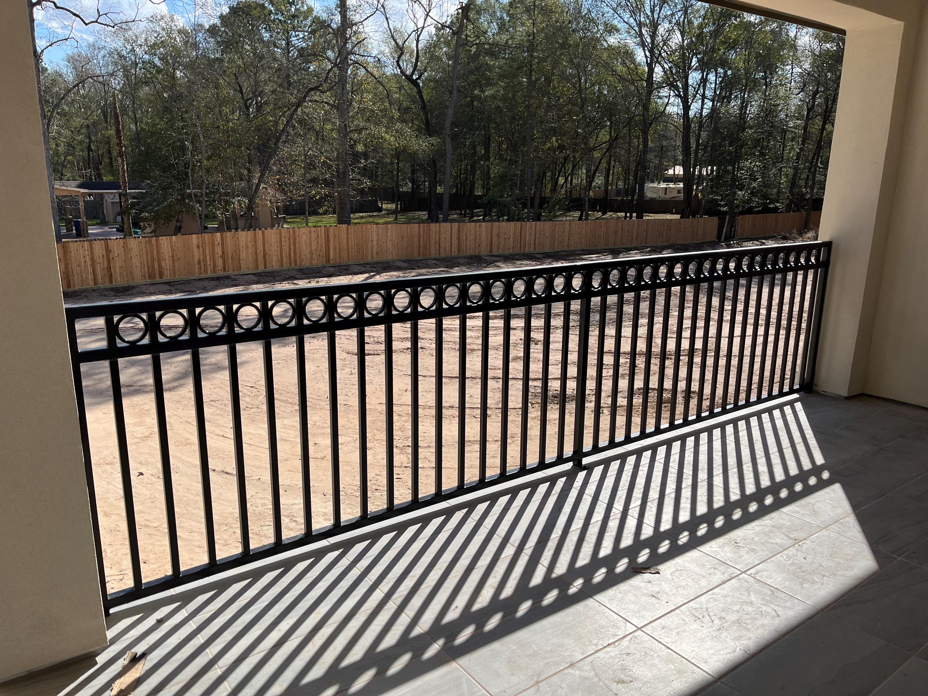Handcrafted Wrought Iron Balcony Railing-modern Metal Panel-balcony ...