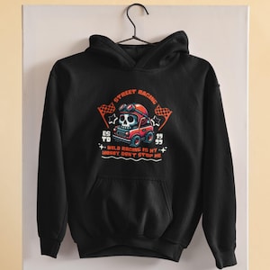 Oversize Racing Graphic Print Hoodie - Etsy