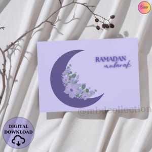 Digital Ramadan Mubarak Greeting Bundle 10 Cards,Ramadan Gift,Instant Download Islamic Digital Product,Minimalist Set,Ramadan printable gift