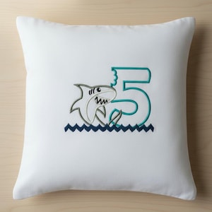 Iron-on Shark Patch style Shark Badge DIY Embroidery Decorative Patch Instant Download Shark Lover Trendy Patch  Ocean Vibes dst pes format