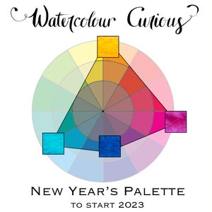 Watercolour Curious: New Year's palette image 1