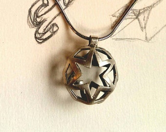 Star necklace 925 Sterling silver (Nickelfree)