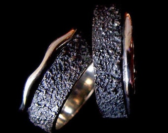 Kharma Silber hochzeit ringe