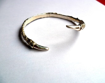 Talon bracelet bronze, matt finnished or Antiq black