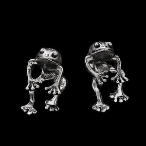 Grodörhängen, 3D dubbelsidig paddöronjacka, present till henne, julklapp, presentpåse