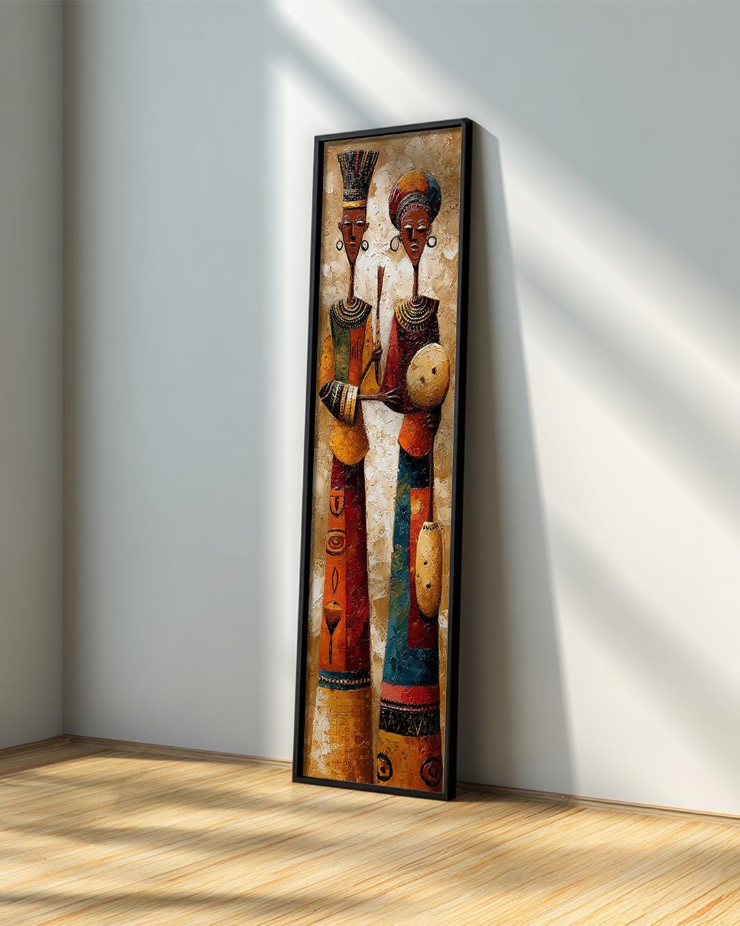 Textured African Tribal Wall Art For Kids