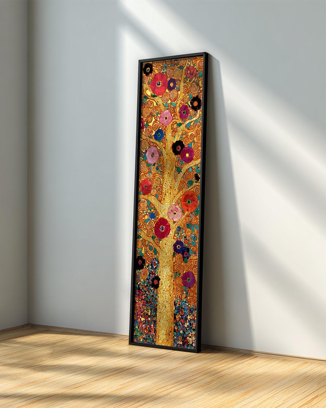 Gustav Klimt Tree of Life Long Narrow Wall Art : Extra Large Vertical ...