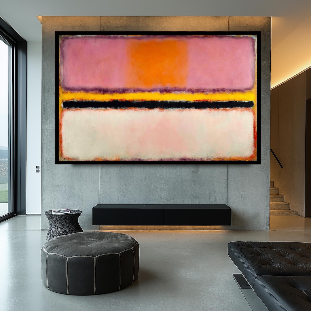 Mark Rothko Horizontal Large Painting : Fashion Wall Art Print - Etsy