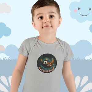 Mono para bebé, conjunto de bebé Dream Team de panda y tigre, body para bebé, animales lindos, regalo para baby shower con temática de bosque, ¡regalo para primer cumpleaños!