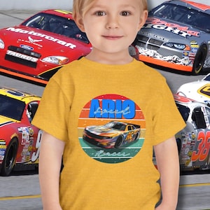 Personalized Race Car Toddler Tee: Speed Racer Birthday Gift