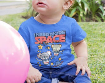 Kids Space Adventure Tee: Astronaut & Rocket Toddler Shirt