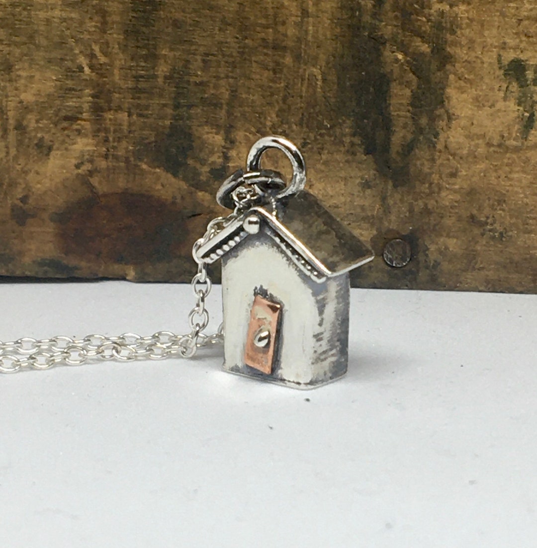 The Original Sterling Silver Beach Hut With Fairy Lights - Etsy UK