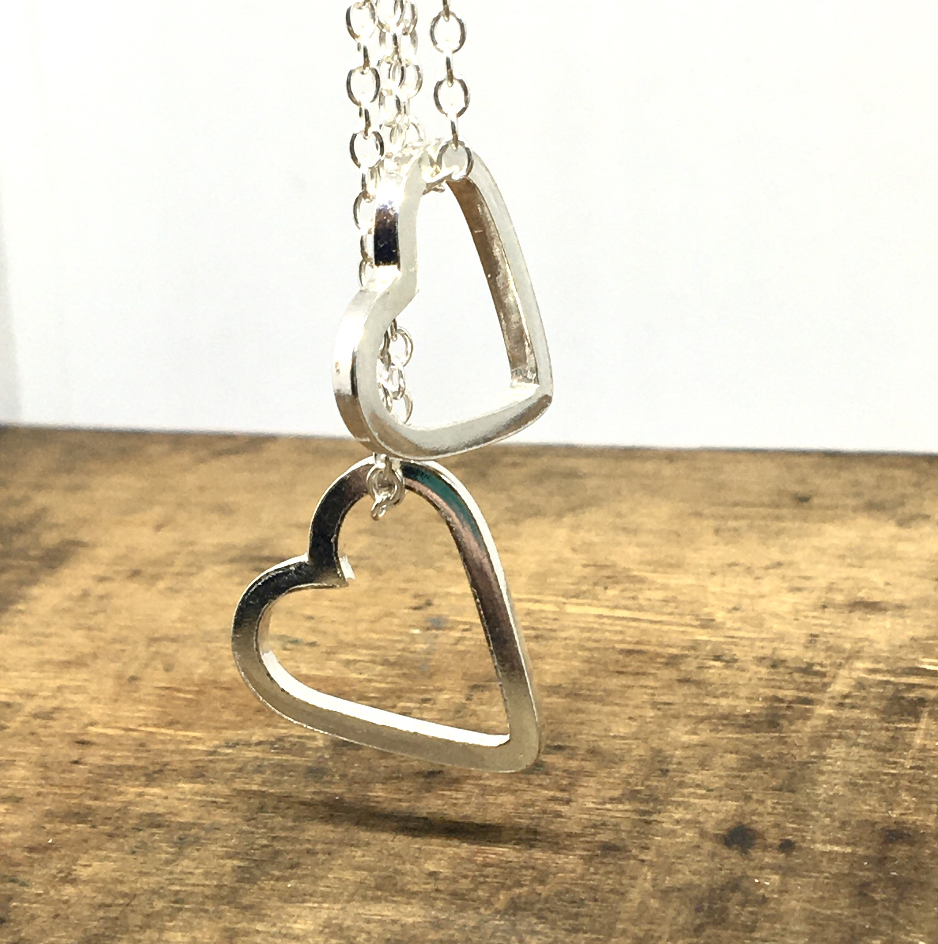 Small Silver Heart Necklace | Devi Arts Collective