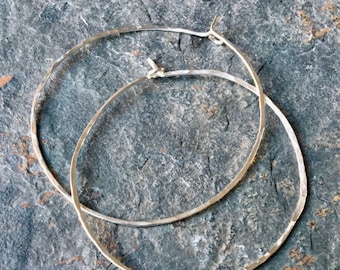 925 Sterling Silver Hoop Earrings / Hoop Earrings / Silver Hoops / Large Hoop Silver Earrings/XL Hoops