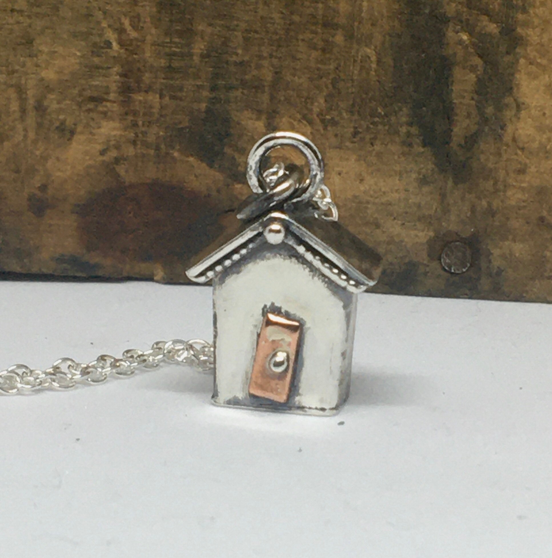 The Original Sterling Silver Beach Hut With Fairy Lights - Etsy UK