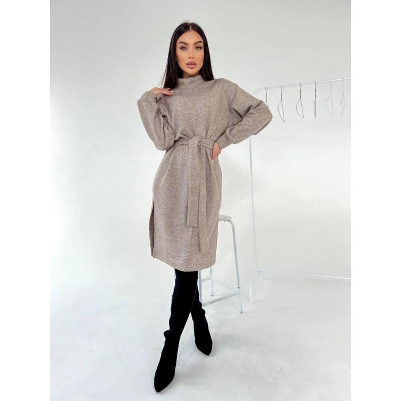 Haut Tunique à Volants Style Sirène - Angora/Cachemire Avec Paillettes, Taille S
