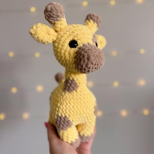 Giraffe Crochet Plush Handmade Amigurumi Stuffed Animal
