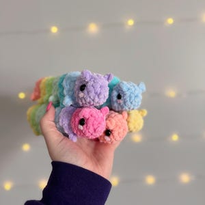 Fidget Caterpillar Crochet Plush Handmade Amigurumi Stuffed Animal Fidget Toy