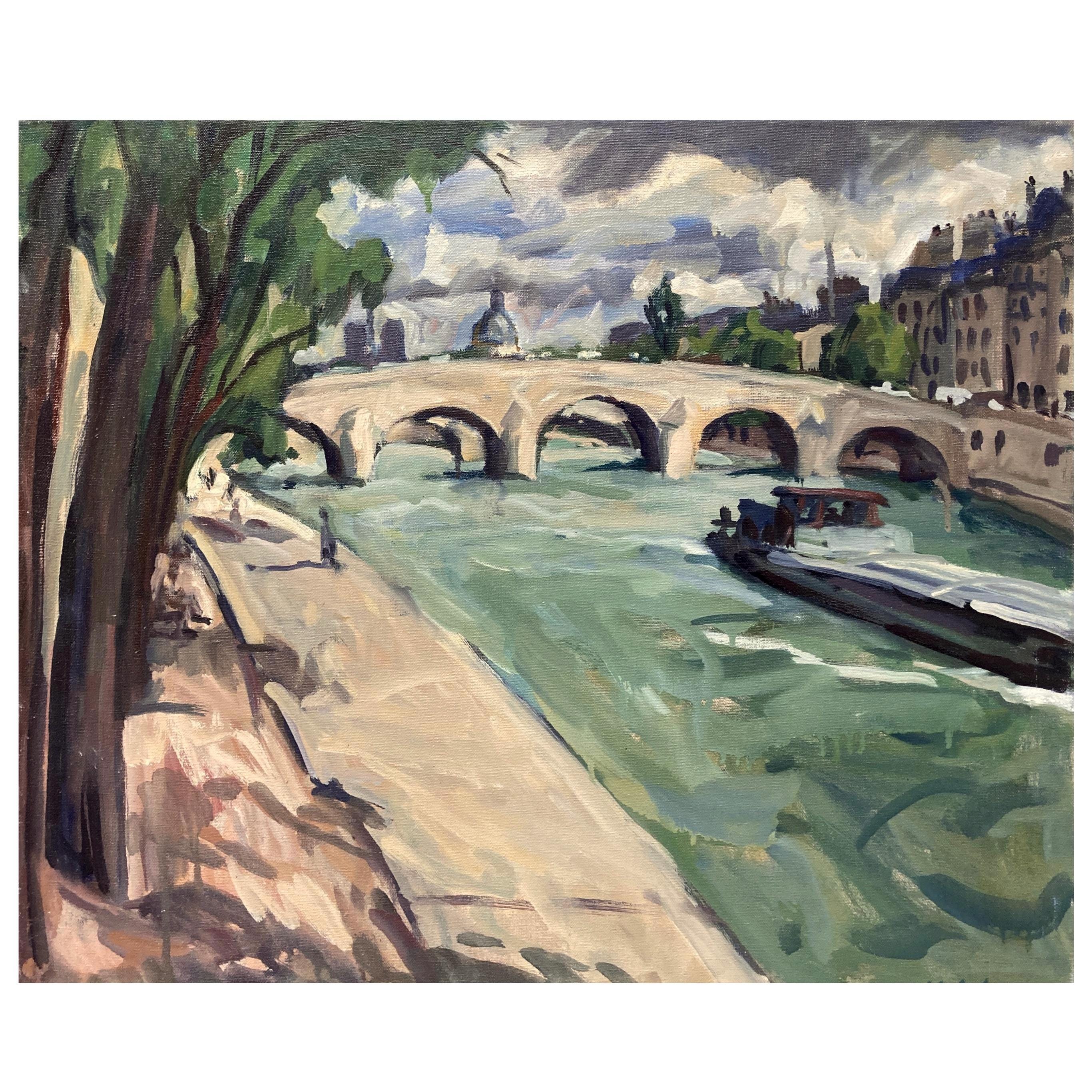Watercolor Pont Neuf Paris - Etsy
