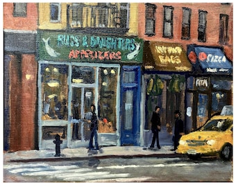 Russ and Daughters/NYC - Original 8x10 Oil Painting