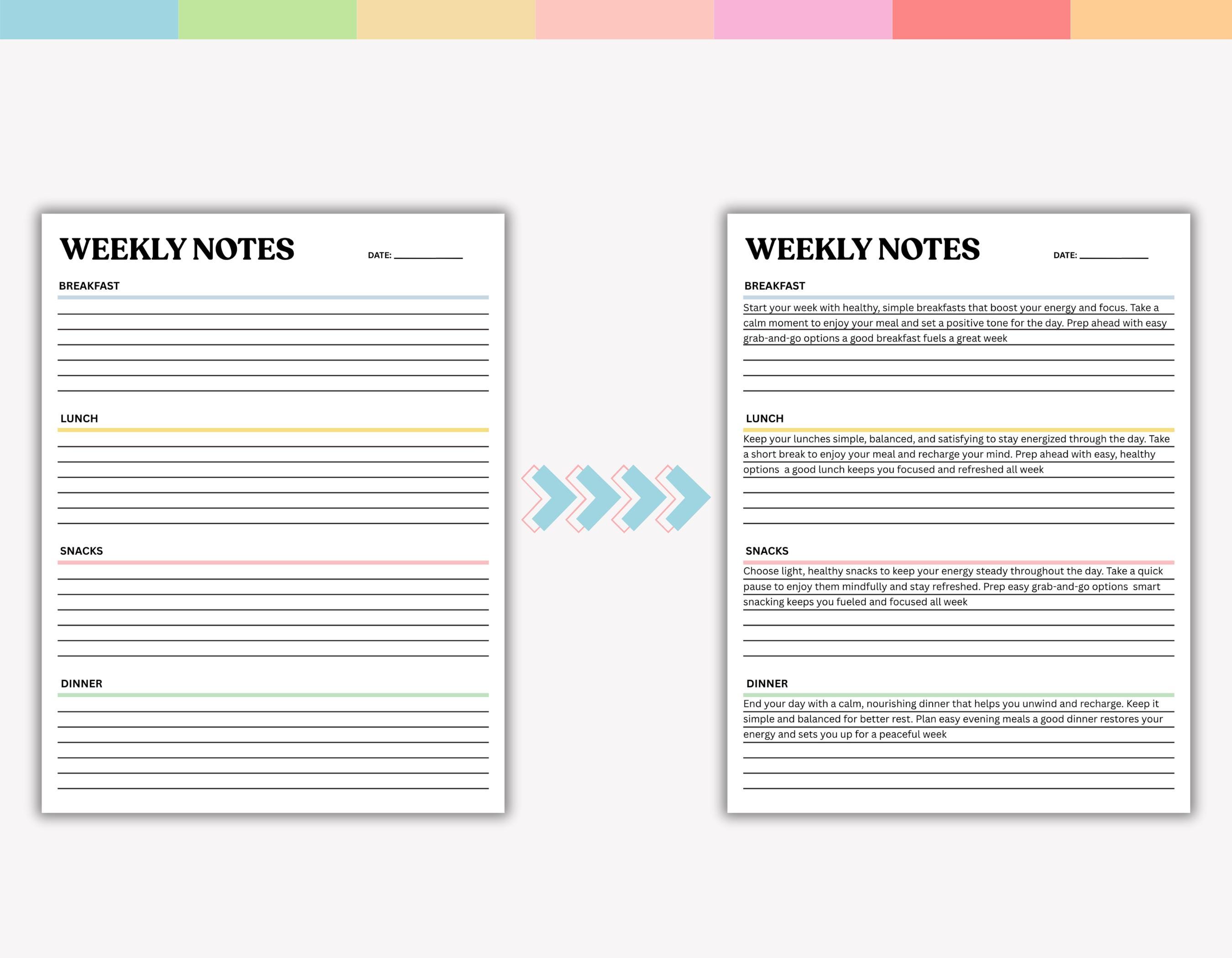 Daily Priority Matrix Worksheet for Task Management